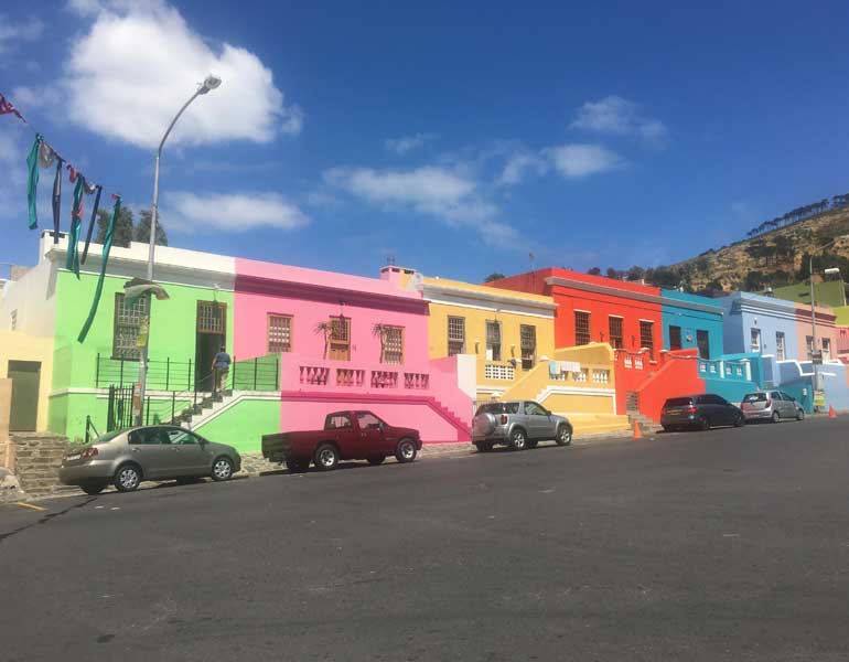 Colourful houses in Bo-Kaap