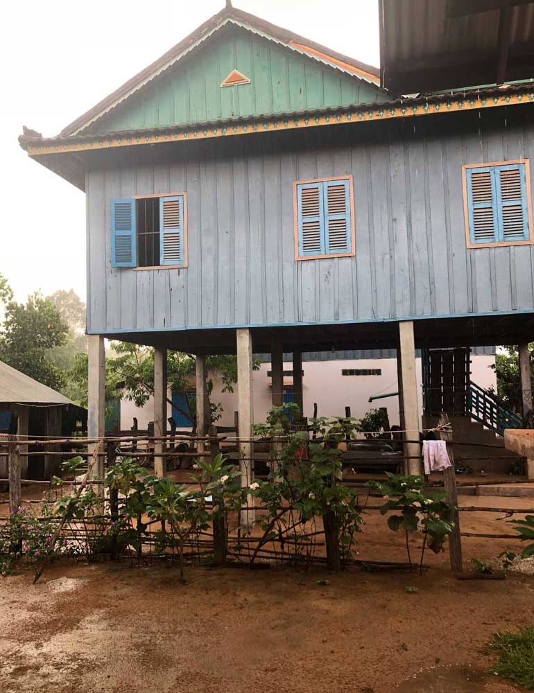 Cambodian homestay house