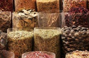 Dubai marketplace and spices