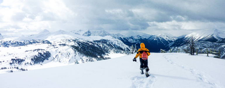 Snowshoeing in the Canadian Rockies