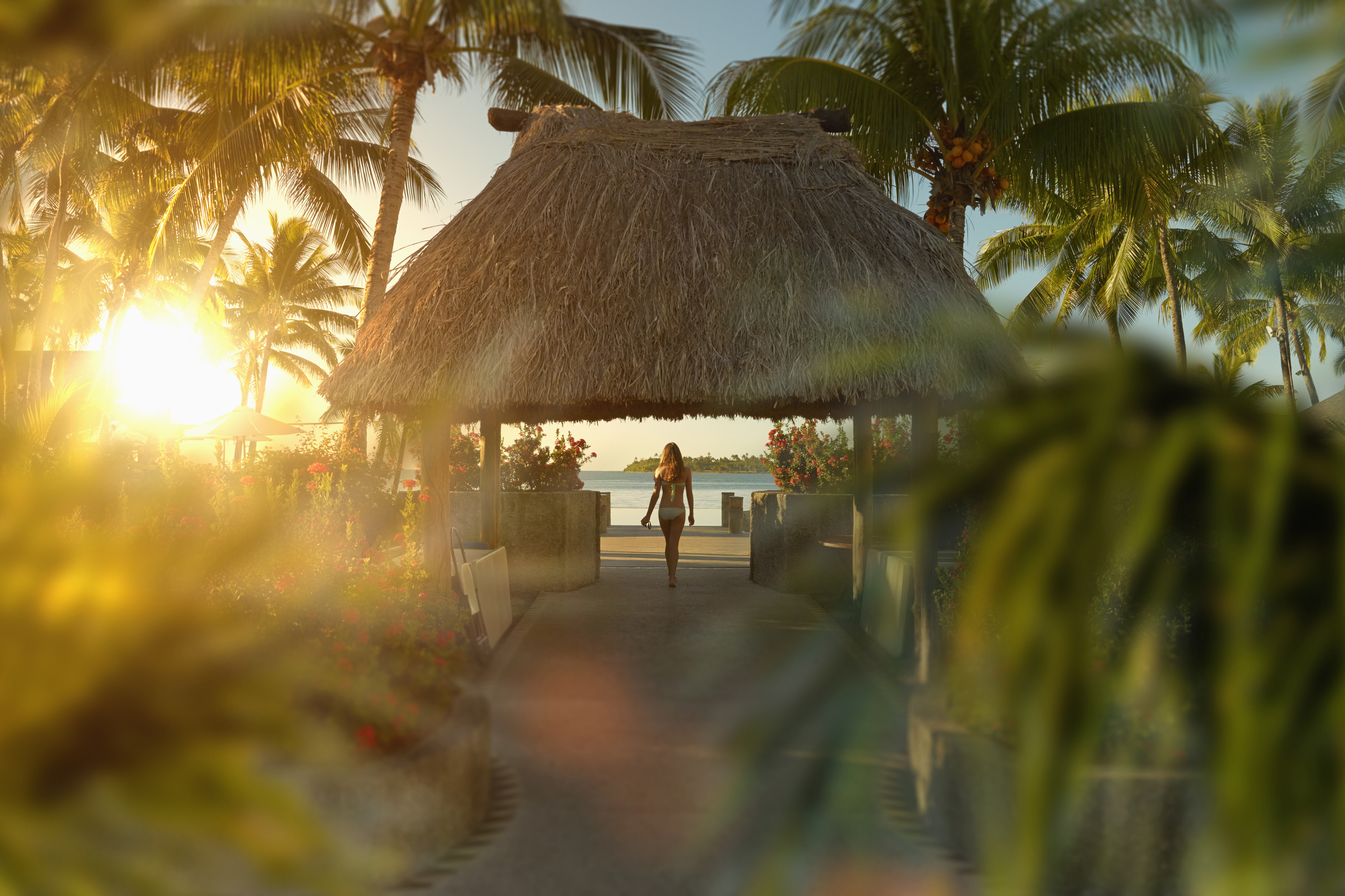 Fijian beach resort
