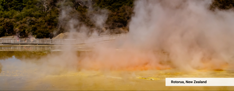 Hells Gate Rotorua Hot Springs New Zealand