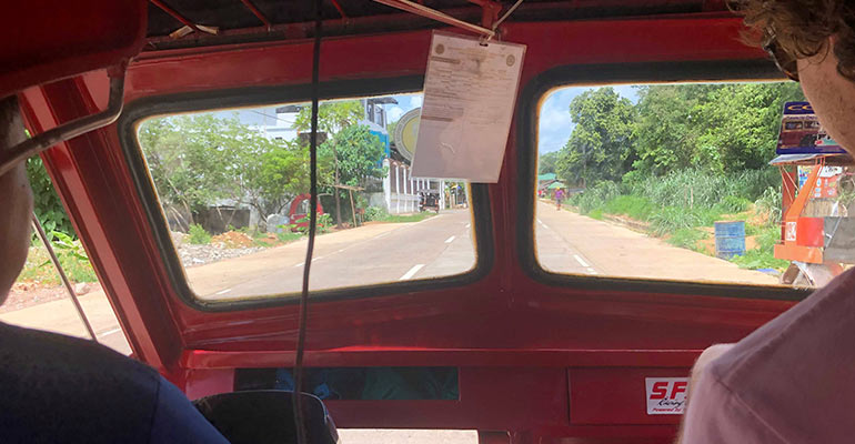 inside a trike