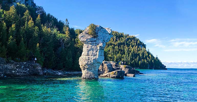 Flowerpot island Ontario