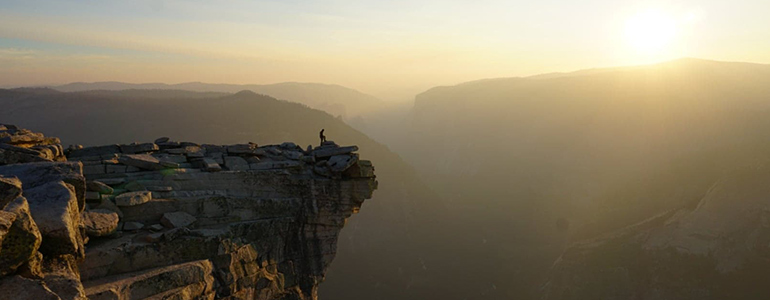 Sunset at Half Dome