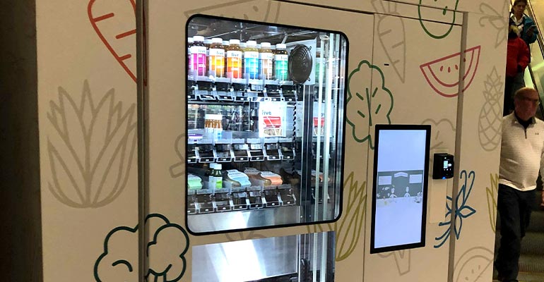 Health food vending machine