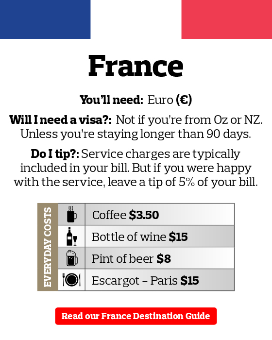 France Travel Money Guide