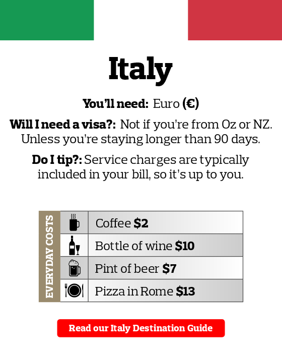 Italy Travel Money Guide