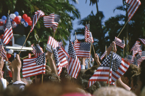 US flags