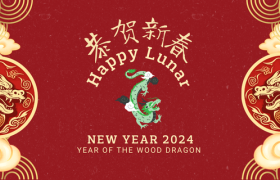 Lunar New Year 2024 Dragon