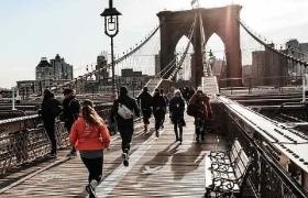 New York Bridge Morning