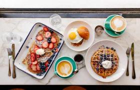 Breakfast spread